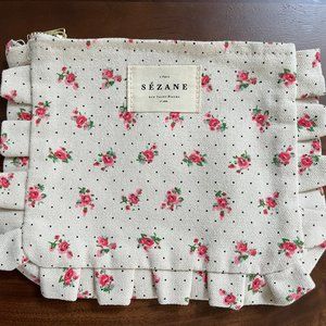 Sezane Flowered Pouch